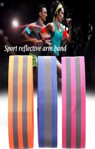 1Pc Cycling Reflective Strips Warning Armband Reflector Wristband Bicycle Bind Strap Pants Hand Leg Sport Tape Bike Safety Alert h3132900