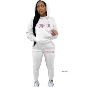 Hoodrich Designer Odzież Bluzy Bluza sportowa sportowa bluza Mężczyźni Hoodrich Tracksuit Letter Hafted Bluza Kolorowa 8576