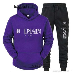 balmanly ballmainly ballman balmin balmani Tracksuit Pure Sportswear for Designer Tracksuits Hoodie Suit Cotton Fashion Trousers Sweatshirt the Same Cloth 0SQJ