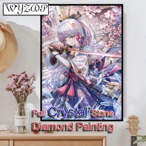 Stitch 5D Full Square Crystal Diamond Painting Japanese Samurai Mosaic Embroidery Cross Stitch Kit Diamond Art Crystal Home Decor230810