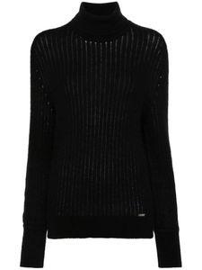 Women Kiton Sweater roll-neck ribbed-knit jumper Designer Woman Coats Autumn and Spring Knitwear