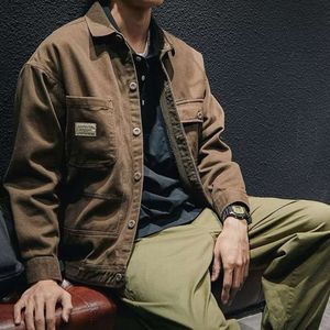 데님 재킷, 캐주얼 아메리칸 작업 셔츠, 남자 가을 새로운 트렌디 브랜드, 잘 생기고 느슨한 피팅 대형 스타일
