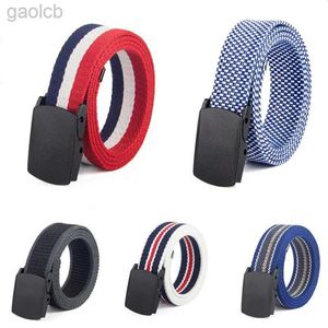 Belts Men Women Canvas Belt Woven Belt Canvas Belt Casual Cotton Belt Designer Belts Men ldd240313