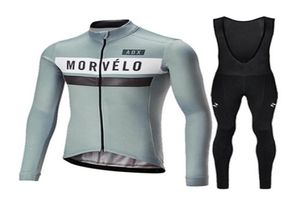 Långärmning 2019 Morvelo Team Pro Autumn Breattable Tops Cycling Jerseys nya cykelcykelcykelkläder Maillot Ropa Ciclismo8223492