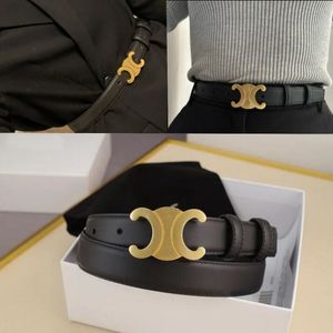 Designer belt women quiet belts for women men belt genuine Leather 2.5 cm width high-quality multiple styles Letters Black Golden belt Unisex with box