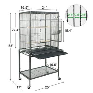 Bird Cage Large Play Top Bird Parrot Finch Macaw Cockato qyllMV bdesports254W