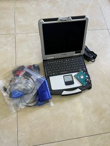 USB Link Truck Diagnosis Tool 125032 Heavy Duty Scanner med Laptop CF30 Touch Full Cables Computer 4G