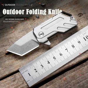 Camping Hunting Knives D2 Knife Steel Foldable Self-Defense Knife Field Survival Hunting Equipment Cs Go Knife EDC Keychain Hand Tools Knife Jackknife 240315