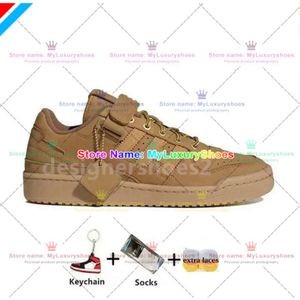 Designer Casual Shoes Forum Low Sneakers Bad Bunny Men Women 84S Trainer Back to School Yoyogi Park Suede Leather Easter Egg Low Brown Designer Sneakers Trainer 886