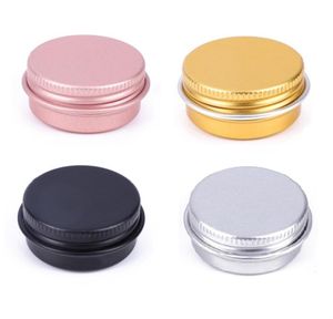 10ml Aluminum Jar Tin Cans Empty Containers Bottles with Screw Lids for Cosmetic Candle Spices Candy Coffee Beans DIY Earrin1270529