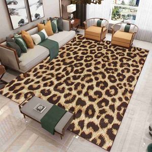 Mattor Leopard matta vardagsrum heminredning soffa bordsmatta europeisk antisläpp stol kudde lounge mattor kök sovrum golvmatta