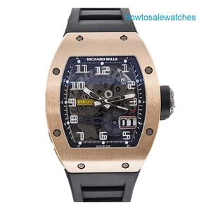 Автоматические часы RM Watch Брендовые часы Мужские часы из розового золота RM029 A0