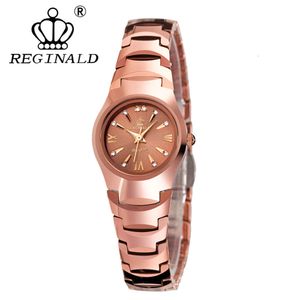 Nowy zegarek Crown Water Diamond Tungsten Steel Waterproof Wysoka jakość różowego złota kwarcowa Trendy Student Watch's Watch