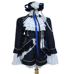 ブラックバトラーコスプレCiel Phantomhive Dark Blue Costume0127126184