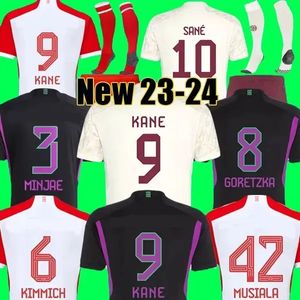 23 24 MUSIALA DE LIGT camisas de futebol versão do jogador MANE SANE HERNANDEZ BAYERN MUNICH GNABRY GORETZKA MULLER DAVIES KIMMICH camisa de futebol masculino kit infantil