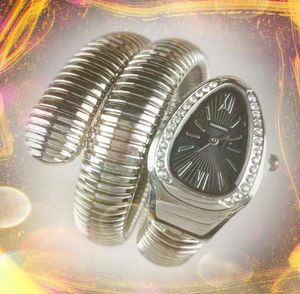 Amanti del lusso movimento al quarzo giapponese orologi da donna oro argento ape serpente diamanti anello orologio semplice bracciale a fascia in acciaio inossidabile orologio da donna regali della prima stella