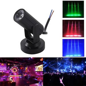 RGB Spotlight LED Spotlight oświetlenie 1W Disco Light Soft Party Dance Floorlights for Bar Restaurant Shop Commercial D2.0