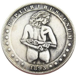 HB101 Hobo Morgan Dollar Skull Zombie szkielet kopia monety mosiężne ozdoby rzemieślnicze dekoracja dom