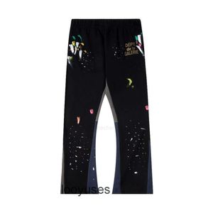 Nischhuvtröjor Girls Pant Designer Galleryes Streetwear Dept Fashion Stitching Printing Heavy Casual Pants for Boys Pr7E Qux6