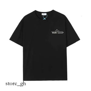 メンズTシャツRhude x McLaren文字刺繍ラペルプルオーバーTシャツ1および女性用半袖S-XL 785
