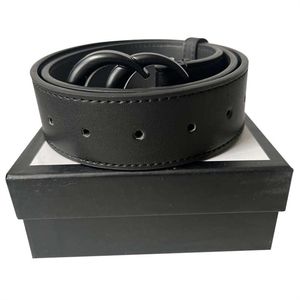 Bälteskvalitetsdesigner mycket huvudläder äkta med Box Women Belts Classic Designer Mens Belt