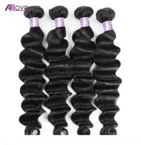 H malaio solto onda profunda cabelo virgem 4 pacotes malaio solto profundo encaracolado tecer feixes de cabelo humano onda profunda cabelo malaio wea7225086