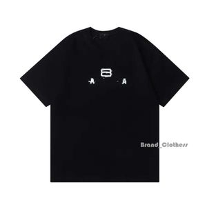 T Shirt Europe America Mens T Shirt Rhude Designer Brand Clothing Round Neck High Quality Short Sleeve Men's T-shirt 2023 Balencaigaity Fashion Design Men's 7022