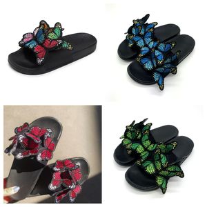 2024 Designer Sliders Sandal men Slipper Black Bee Tiger Slide Canvas green summer beach Slides SIZE 36-41 GAI