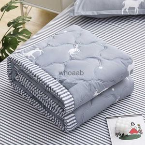 Comforters sets Summer Quilt Blanket Plaid Quilted Bedspread for Single Double Queen King Air Condition Thin Comforter Duvet Bed Cover Bedding YQ240313