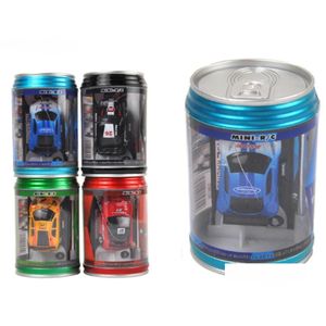 Electric/Rc Car Coke Can Mini Rc Radio Remote Control Micro Vehicle Boy Racing Toy Birthday Gift5829814 Drop Delivery Toys Gifts Elec Dhkj3