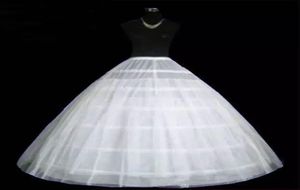 Vestido de casamento inteiro anágua deslizamento ajustável tamanho da cintura duas camadas três aros nupcial underskirt crinolines casamento accessori2609499