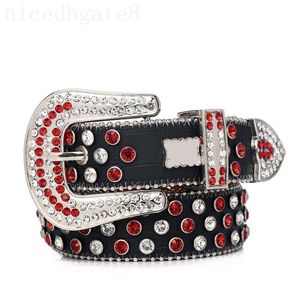 Crystals designer belt women luxury bb fashion belt with diamonds plus size needle buckle multi color ceinture portable leather men belts size adjustable GA05 I4