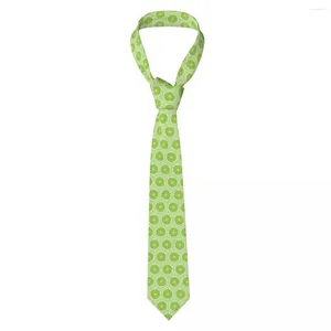Gravatas masculinas gravata slim skinny branco contornos de fatias de limão gravata moda estilo livre para festa de casamento
