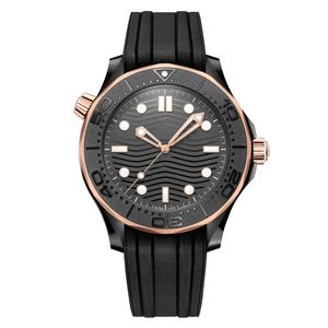 mens watch high quality designer watches 42mm case montre with rubber strap 300m 600m diving men sport automatic movement watchs
