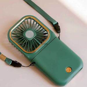 Elektrikli Fan Soğutma Fanı Katlanabilir Boyun Asma USB Ayarlanabilir Şarj Hava Soğutucu Telefon Tutucusu Ev Ofisi Açık Sportsh240313