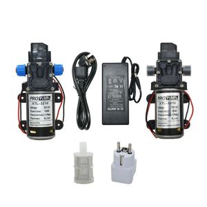 Kits DC 12Volt 60w 80w 100w Membranpumpe Wasser Micro Hochdruck Selbstansaugende Druckerhöhungspumpe für Gartenbewässerung Autowaschanlage