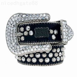 Damengürtel für Damen, Designer BB Ceinture, übergroße Nadelschnalle, voller Diamanten, Sommer-Herrengürtel, Bling-Party, trendige Vintage-Accessoires GA05 I4