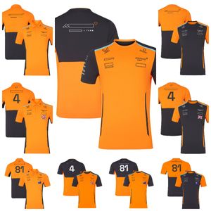 Tävlingssatser F1 Team-förare kortärmade poloshirt plus storlek snabbtorkning racingkläder 2024