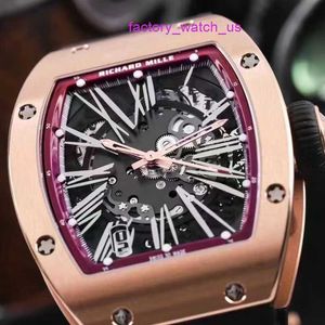 Джентльмены Grestest Наручные часы RM Watch Rm023 Углеродное волокно Медь Никель Сплав цинка Спортивная техника Полая