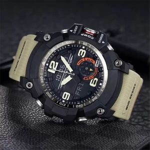 Herrsportsfärgserie Digital Quartz 1000 Watch World Time Full Function Waterproof LED Automatic Hand Raising Light Oak Series