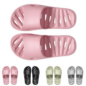 bath slippers for men women Solid color hots slip resistant black white Papaya Whip breathable mens womens indoor walking shoes GAI