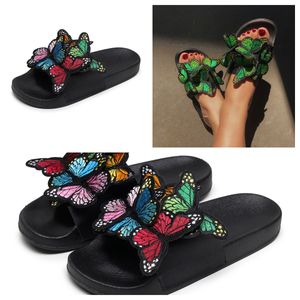 2024 Designer Slider Sandal Herren Slipper Black Bees Tiger Slide Canva grün Sommer Strand Slides GRÖSSE 36-41 GAI