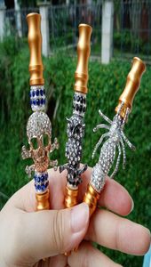 Moda el yapımı kakma mücevher alaşım nargile ağız ipuçları shisha shisha filtre metal nargile ağızlık tipleri6311180