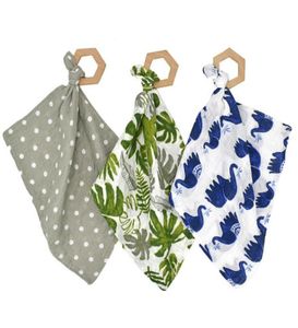 Unisex Babypartygeschenk Neugeborenes Baby Zahnen Lovey Kaubarer Schmuck Beißring Spielzeug Speichelhandtuch Lätzchen Baby Bandana Sabberlätzchen for2673025