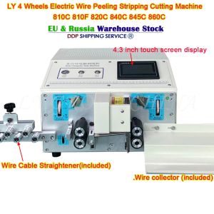 Ly Automatic Draht Peeling Schneidmaschine 810C 810F 820C 840C 845C 860C Optionen 220 V 110 V Elektrische Drahtstripper 4 Räder Laufwerk