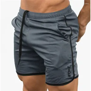 Mäns shorts andningsbara ljusa mesh snabba torra sportkläder gym fitness män sommar kroppsbyggande träning man joggar korta byxor