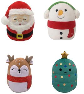 Soft Christmas Series Plush Dolls Pillow Santa Claus Christmas Deer Plushies9587825