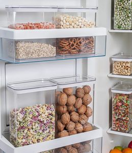 Can Japan039s Kitchen Food Plastic Sealed Large Capacity Storage Box Five Grains Snacks Tank Cabinet3624568