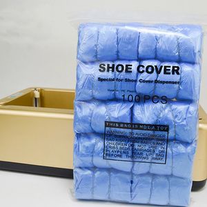 100 peças capas de sapatos com fivela em forma de t para dispensadores automáticos de cobertura de sapato 240307