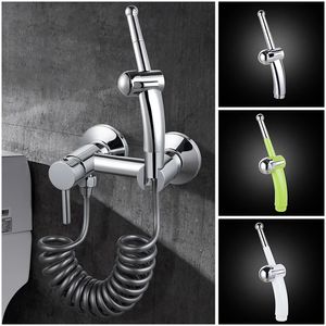 Handheld Toilet Bidet Shower Sprayer Adjustable Water Flow ABS Self Cleaning Bathroom Handheld Shower Head for Toilet Sprayer 240311